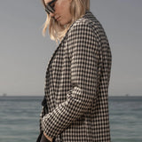 Wallace Blazer - Check Wool - Heidi Merrick
