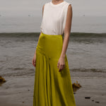 Kite Skirt - Chartreuse - Heidi Merrick