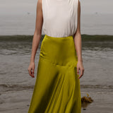 Kite Skirt - Chartreuse - Heidi Merrick