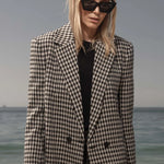 Wallace Blazer - Check Wool - Heidi Merrick