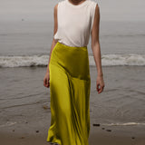 Kite Skirt - Chartreuse - Heidi Merrick