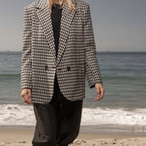 Wallace Blazer - Check Wool - Heidi Merrick