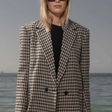 Wallace Blazer - Check Wool - Heidi Merrick