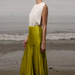 Kite Skirt - Chartreuse - Heidi Merrick