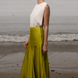 Kite Skirt - Chartreuse - Heidi Merrick