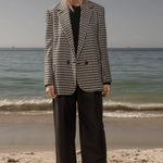 Wallace Blazer - Check Wool - Heidi Merrick