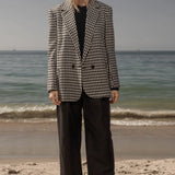 Wallace Blazer - Check Wool - Heidi Merrick