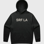 SRF LA Unisex Hoodie - Cream on Black - Heidi Merrick