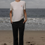 70's SRF LA Slim Tee - Red Embroidered - Heidi Merrick