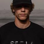 SRF LA Dad Hat - Ivory on Black - Heidi Merrick