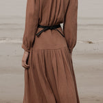 Barcelona Dress - Sable Gauze - Heidi Merrick