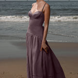 Garden Dress - Lavender Linen