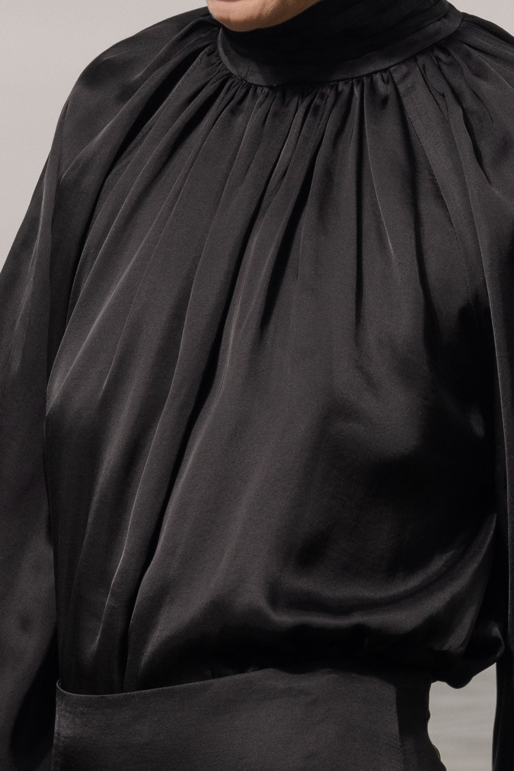 Letter Blouse - Noir - Heidi Merrick