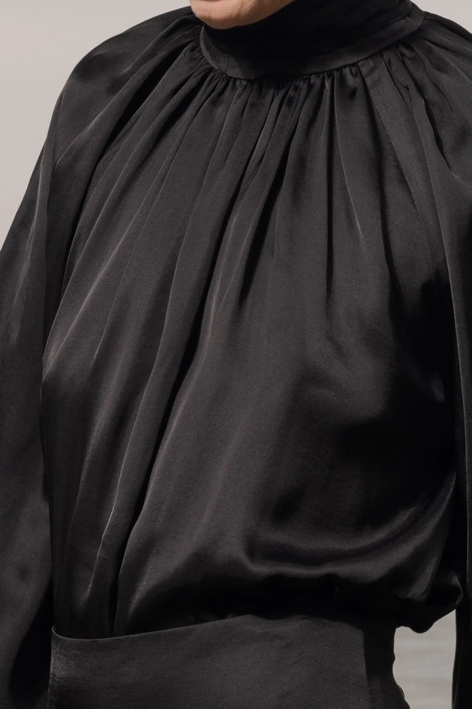 Letter Blouse - Noir - Heidi Merrick