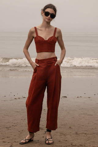 Baptise Pant - Sienna Silk & Hemp