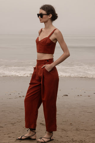 Baptise Pant - Sienna Silk & Hemp