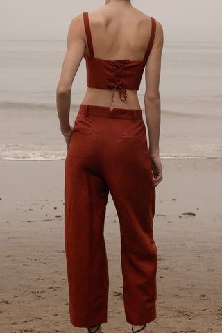 Baptise Pant - Sienna Silk & Hemp