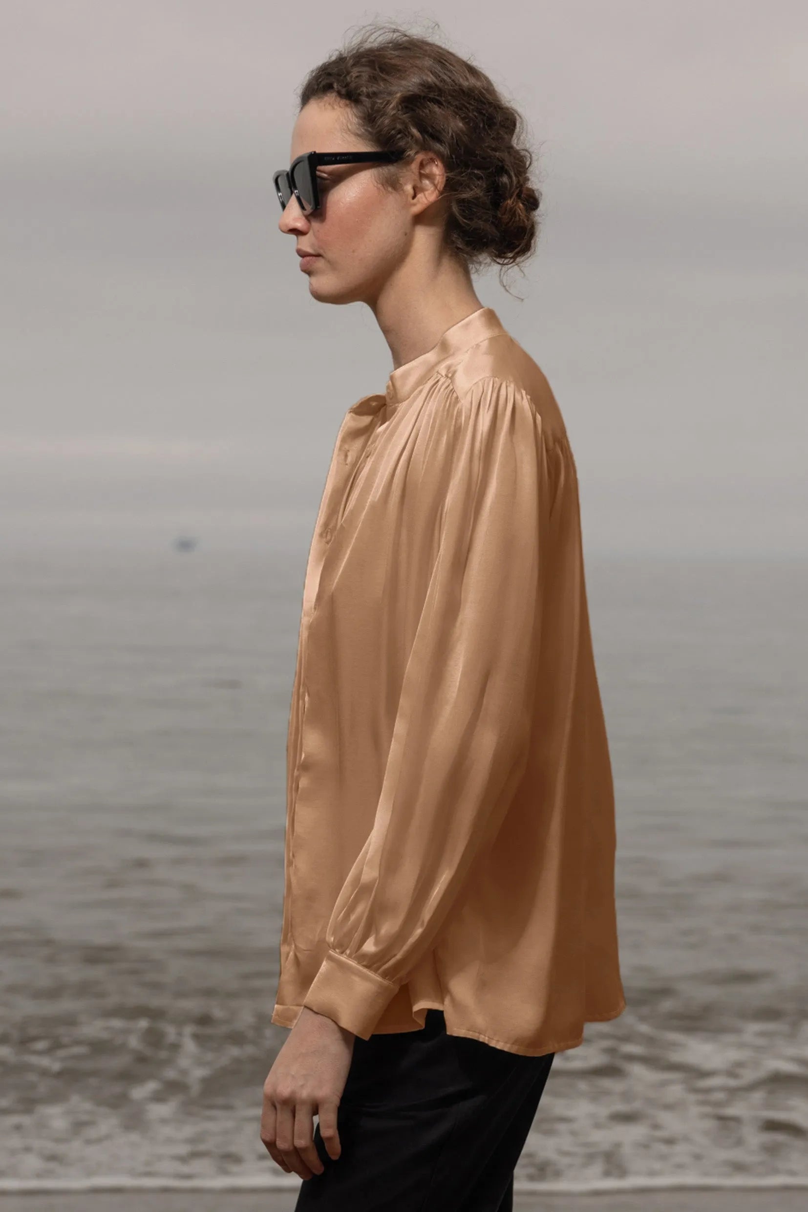 Farah Blouse - Toast - Heidi Merrick