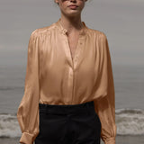 Farah Blouse - Toast - Heidi Merrick