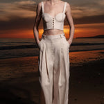 Chaplin Pant - Natural Linen - Heidi Merrick