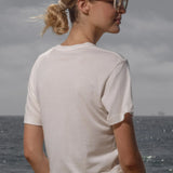 70's SRF LA Slim Tee - Red Embroidered - Heidi Merrick