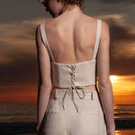 Charlie Top - Natural Linen - Heidi Merrick