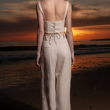 Chaplin Pant - Natural Linen - Heidi Merrick