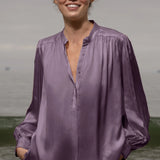 Farah Blouse - Lavender - Heidi Merrick