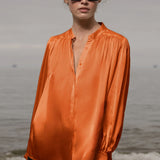 Farah Blouse - Flame - Heidi Merrick