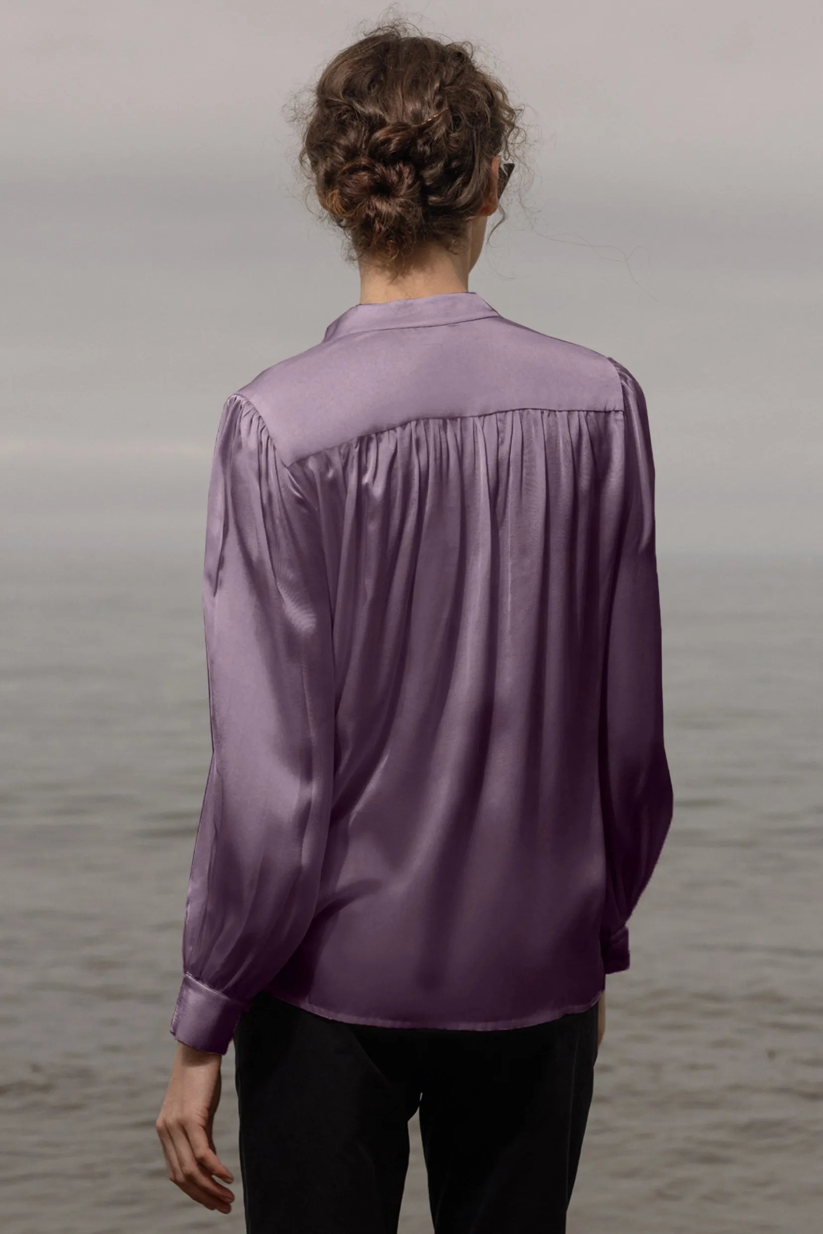 Farah Blouse - Lavender - Heidi Merrick