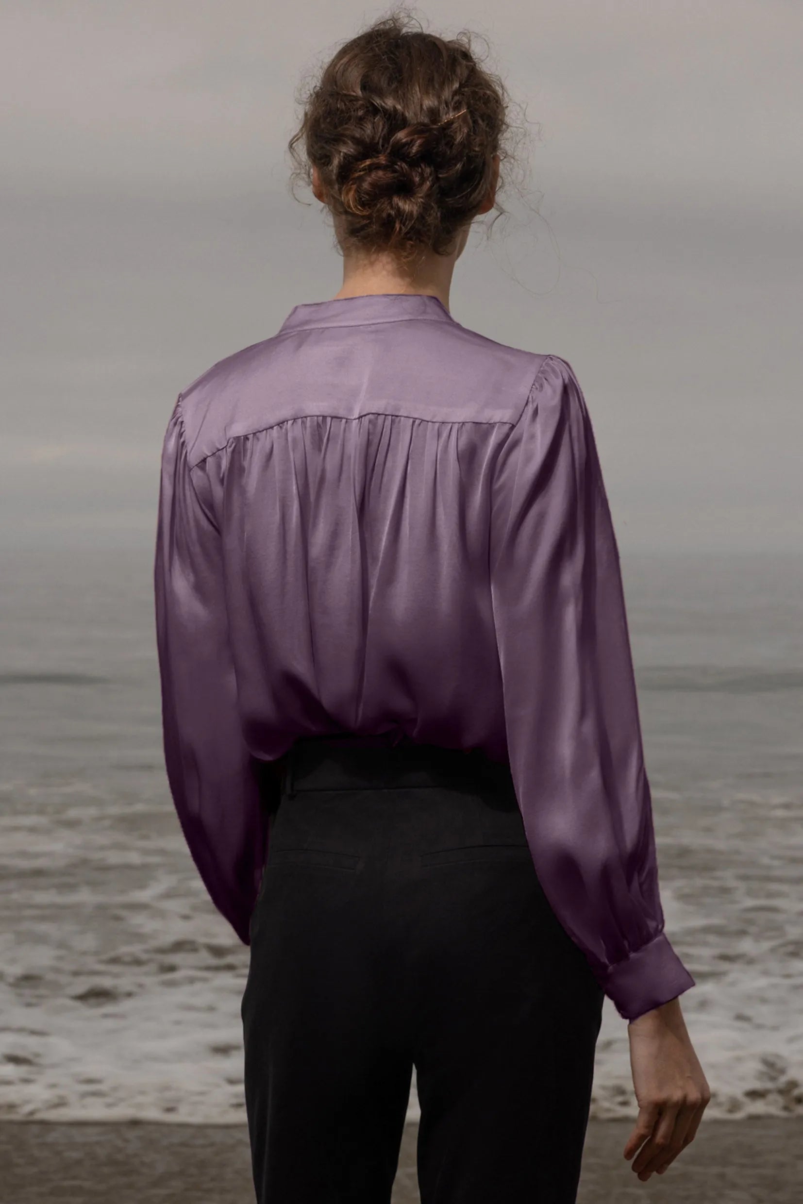 Farah Blouse - Lavender - Heidi Merrick