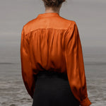 Farah Blouse - Flame - Heidi Merrick