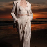 Wallace Blazer - Natural Linen - Heidi Merrick