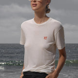 70's SRF LA Slim Tee - Red Embroidered - Heidi Merrick