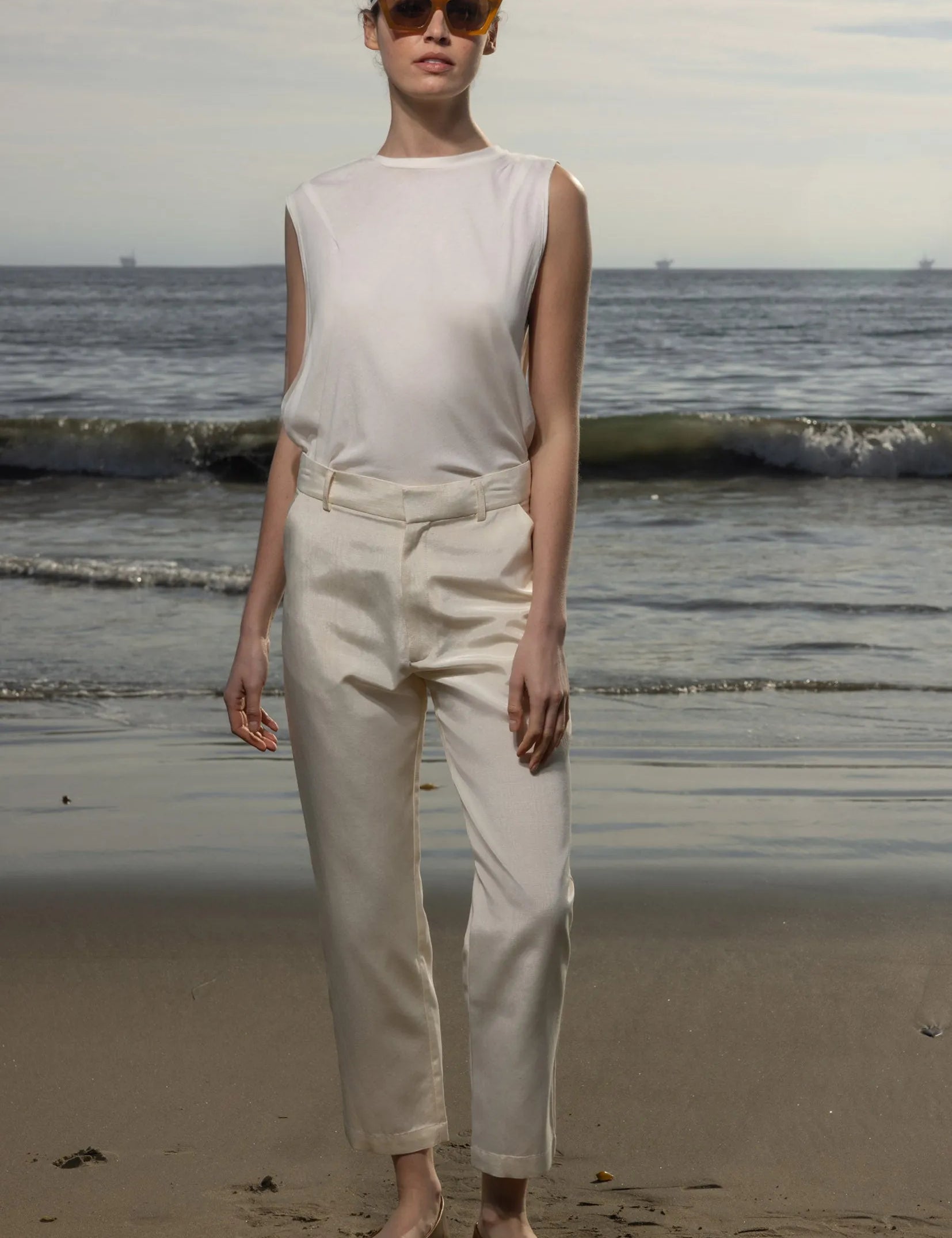 Bruno Pant - Champagne Moire - Heidi Merrick