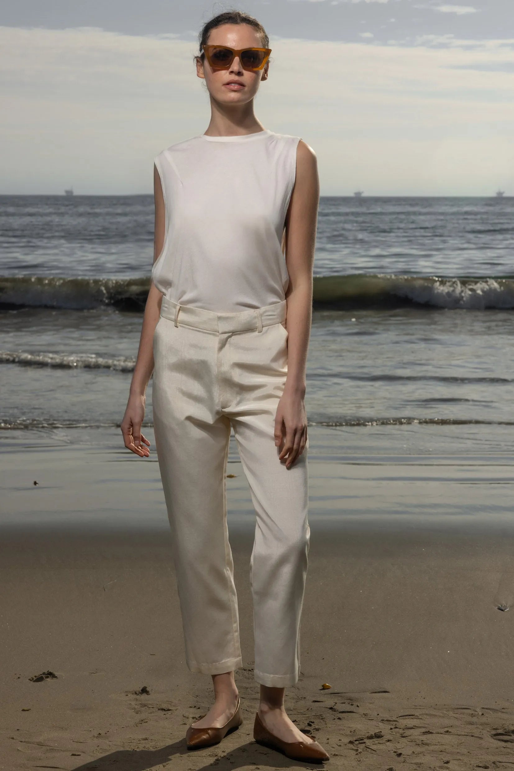 Bruno Pant - Champagne Moire - Heidi Merrick