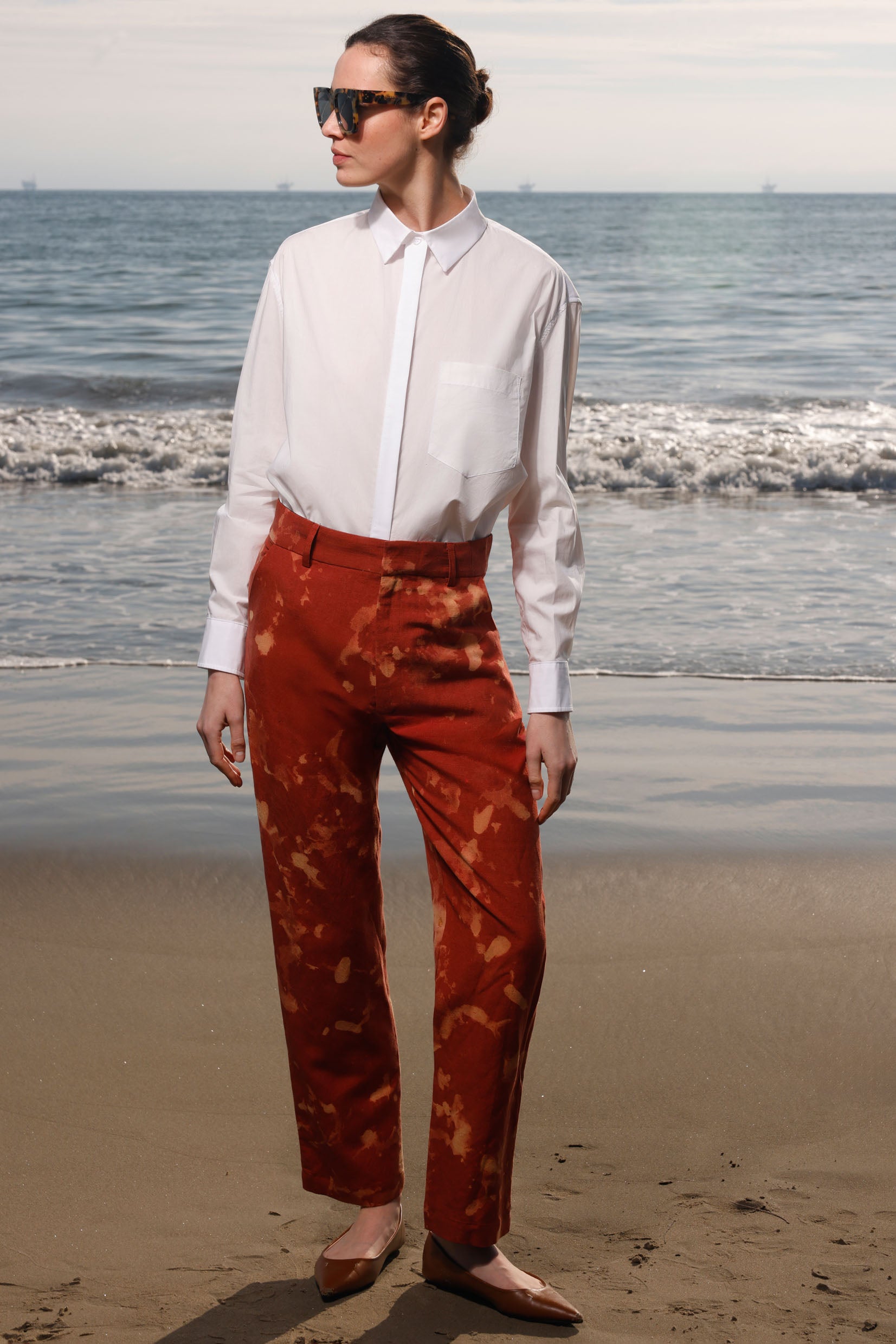 JJ Shirt - White Shirting - Heidi Merrick