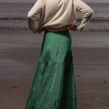 Gale Skirt - Green Moire - Heidi Merrick