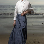 Gale Skirt - Blue Moire - Heidi Merrick