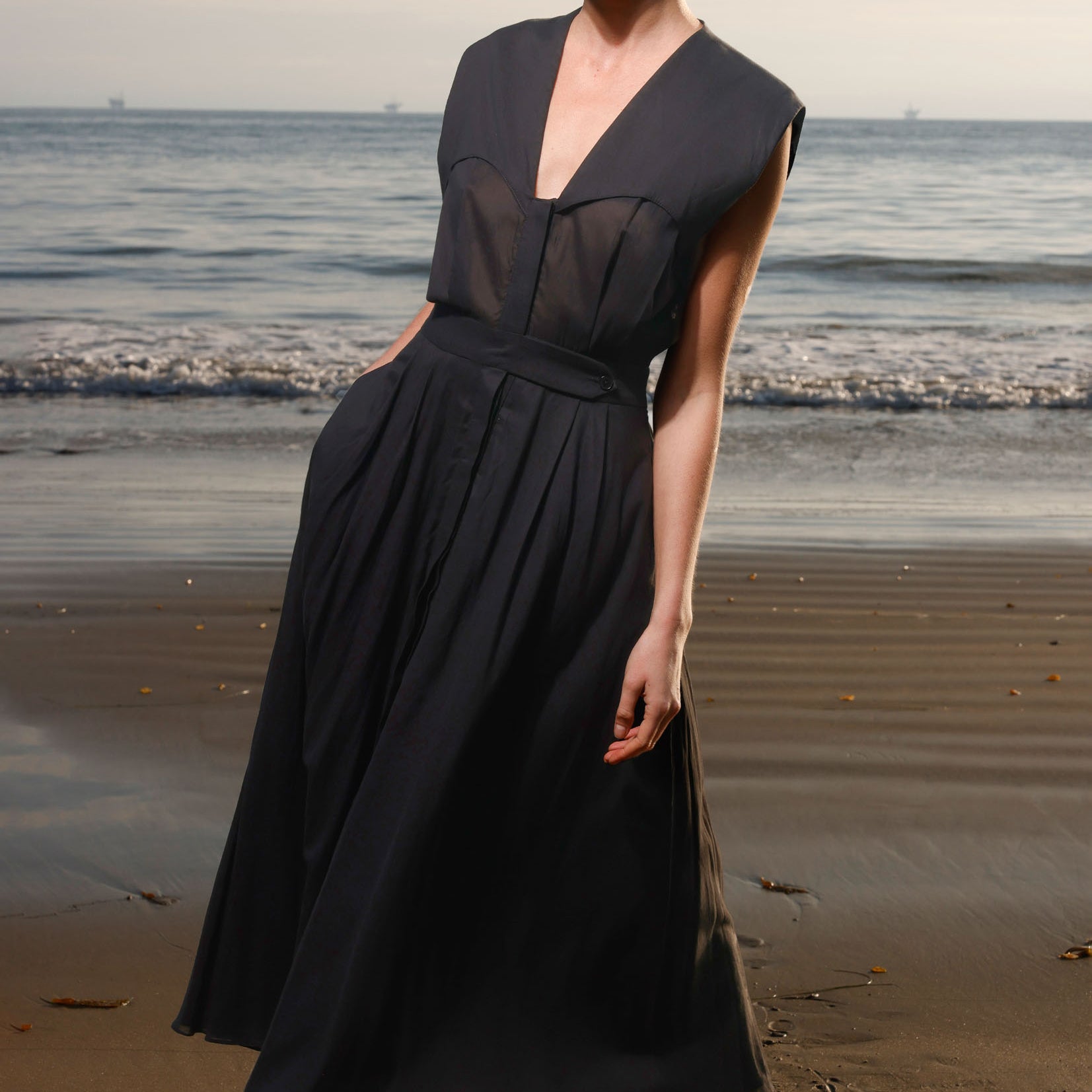 Tasya Dress - Black - Heidi Merrick