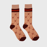 70's SRF Socks - Burgundy - Heidi Merrick