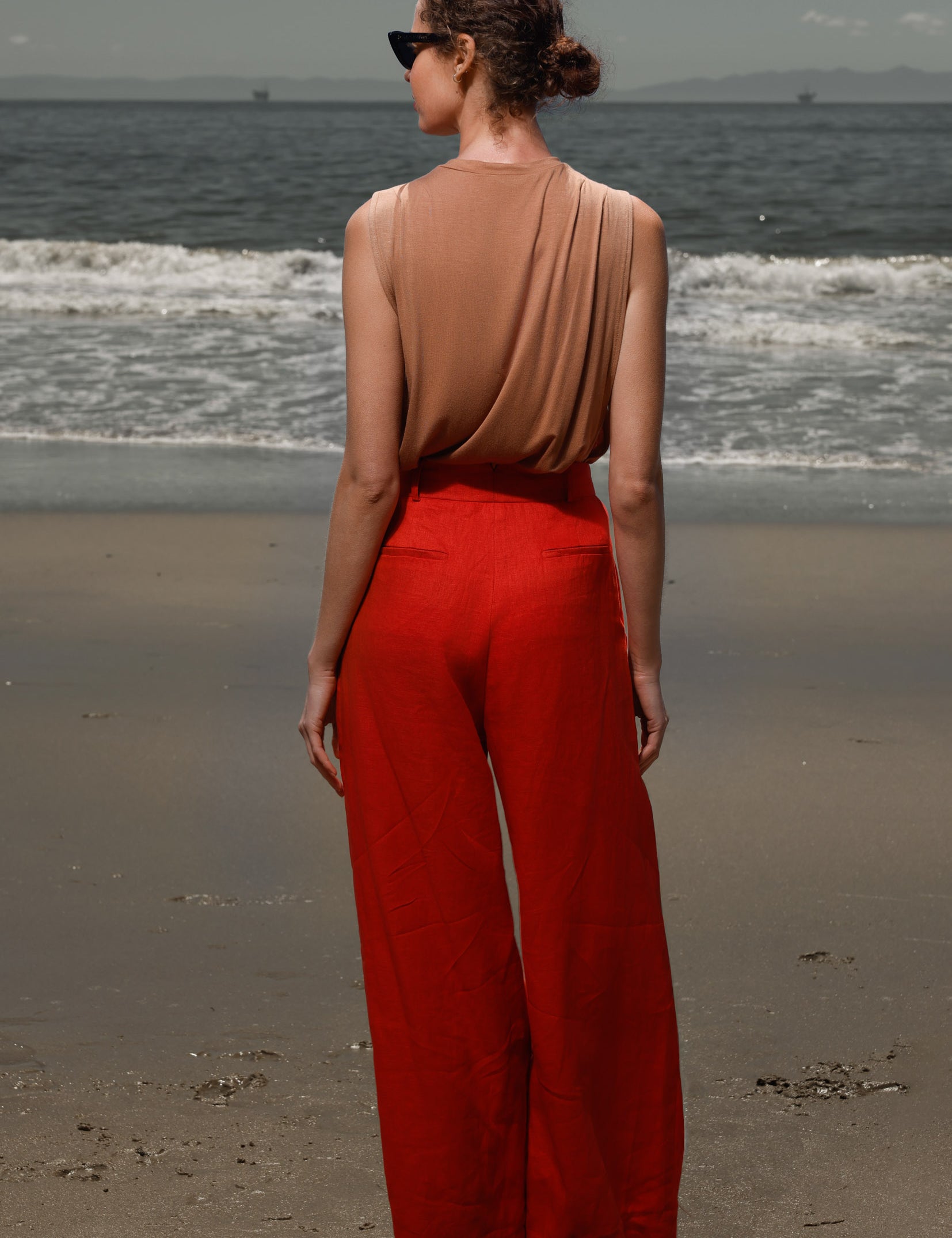 Chaplin Pant - Vermilion - Heidi Merrick