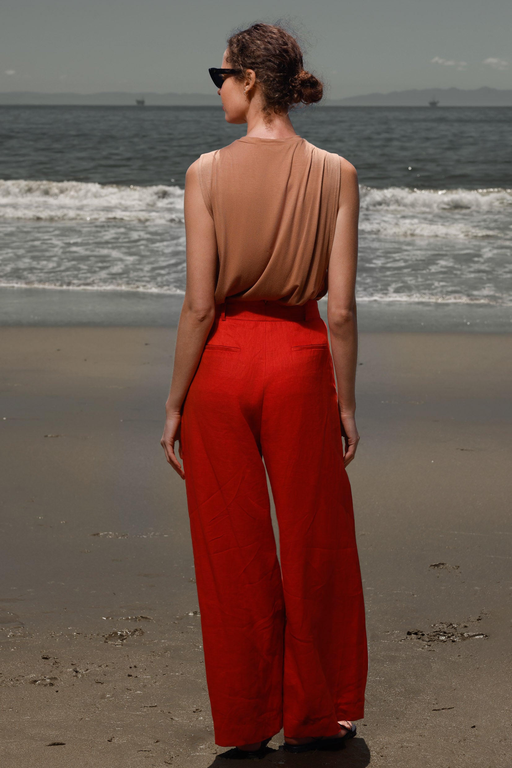 Chaplin Pant - Vermilion - Heidi Merrick