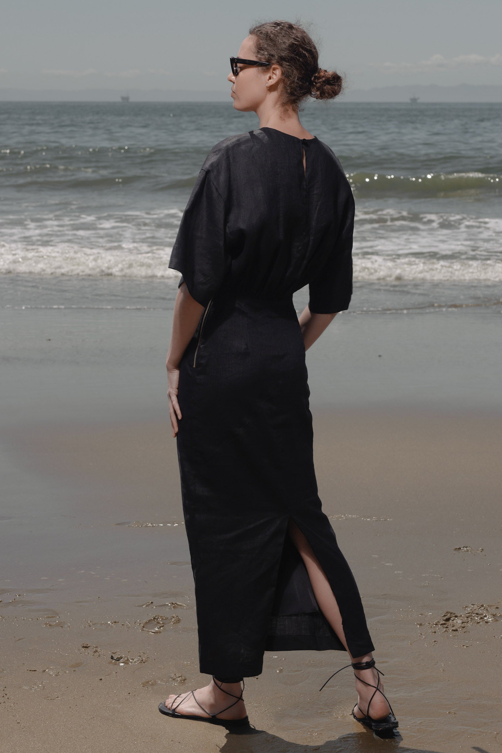 Fauna Dress - Frog Linen - Heidi Merrick