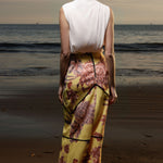 Geometry Skirt - Yellow Batik - Heidi Merrick