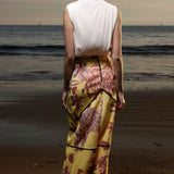 Geometry Skirt - Yellow Batik - Heidi Merrick