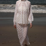 Missive Blouse - Clair de Lune Lace - Heidi Merrick