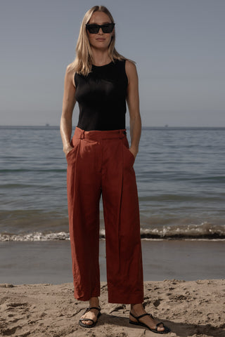 Baptise Pant - Sienna Silk & Hemp