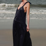 Ballerine Dress - Black Shirting - Heidi Merrick