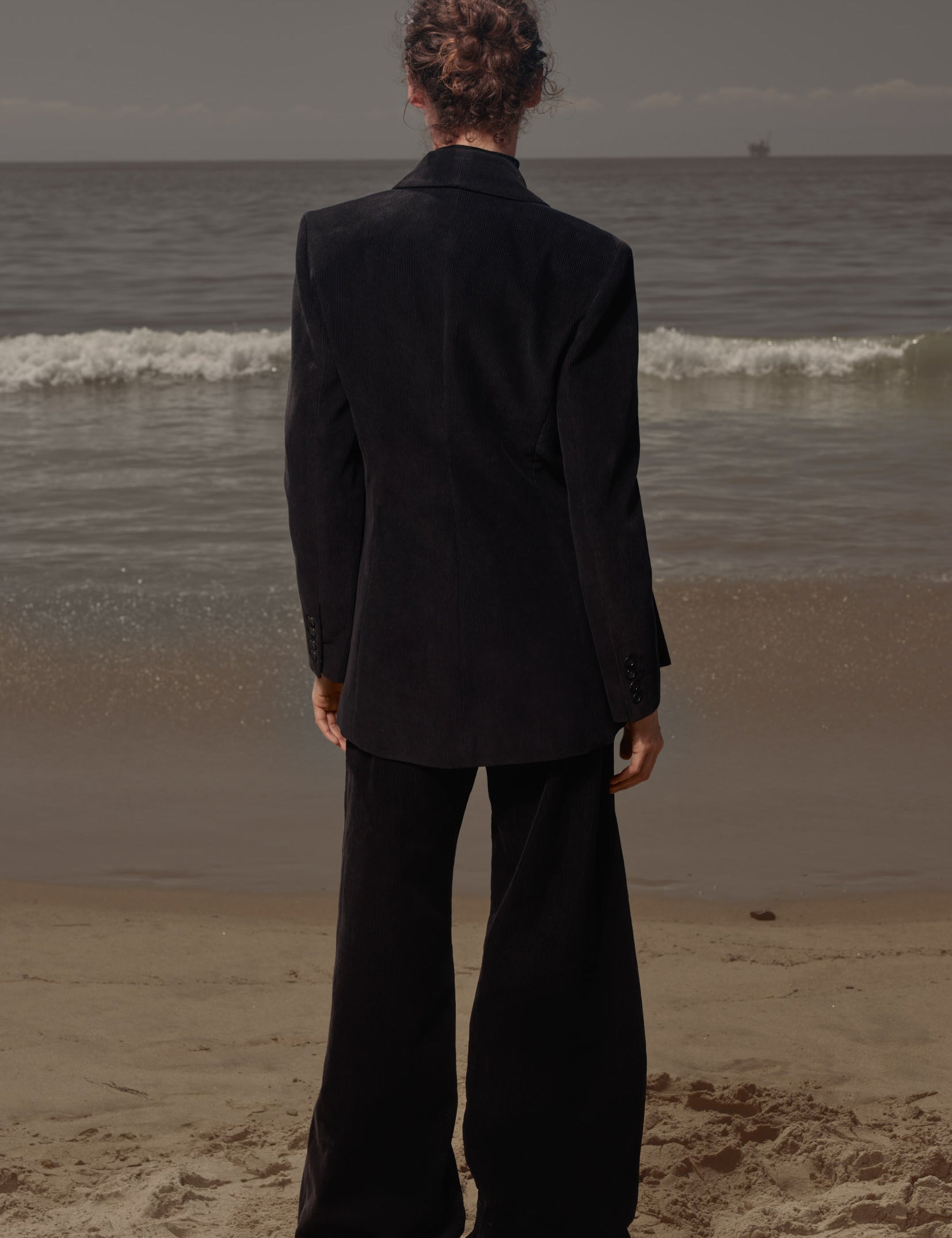Alix Pant - Noir Velvet - Heidi Merrick